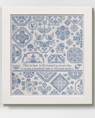 A Secret Sky by Modern Folk Embroidery Modern Folk Embroidery
