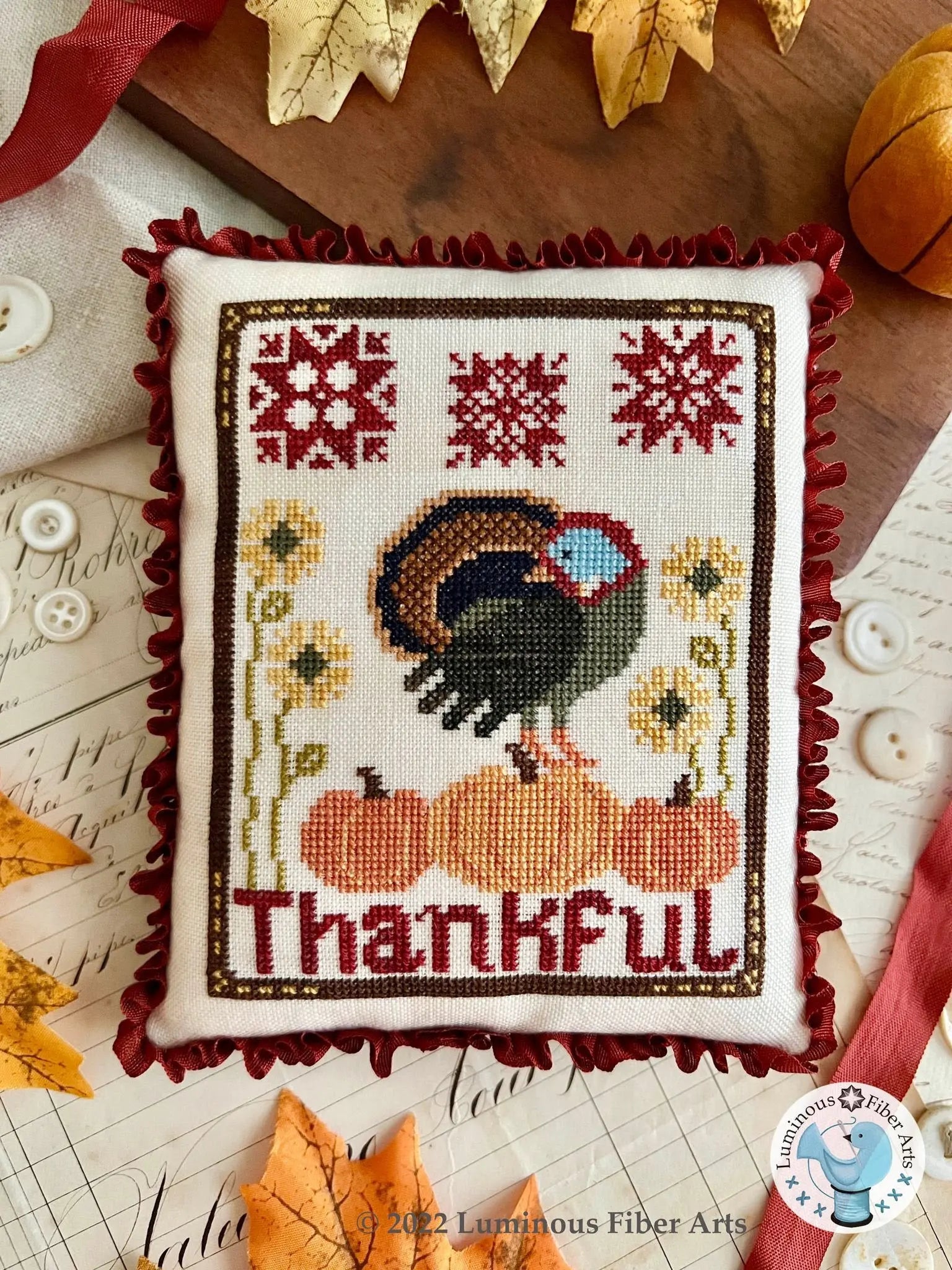 A Turkey's Thanks by Luminous Fiber Arts Luminous Fiber Arts