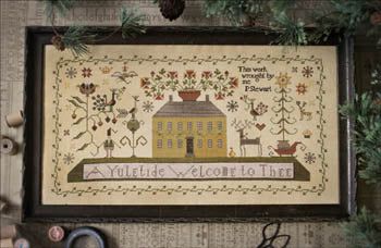 A Yuletide Welcome by Plum Street Samplers Plum Street Samplers