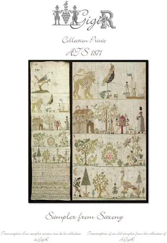 Sampler Gigi R ATS 1871 Sampler from Saxony by Gigi R - Colorado Cross Stitcher