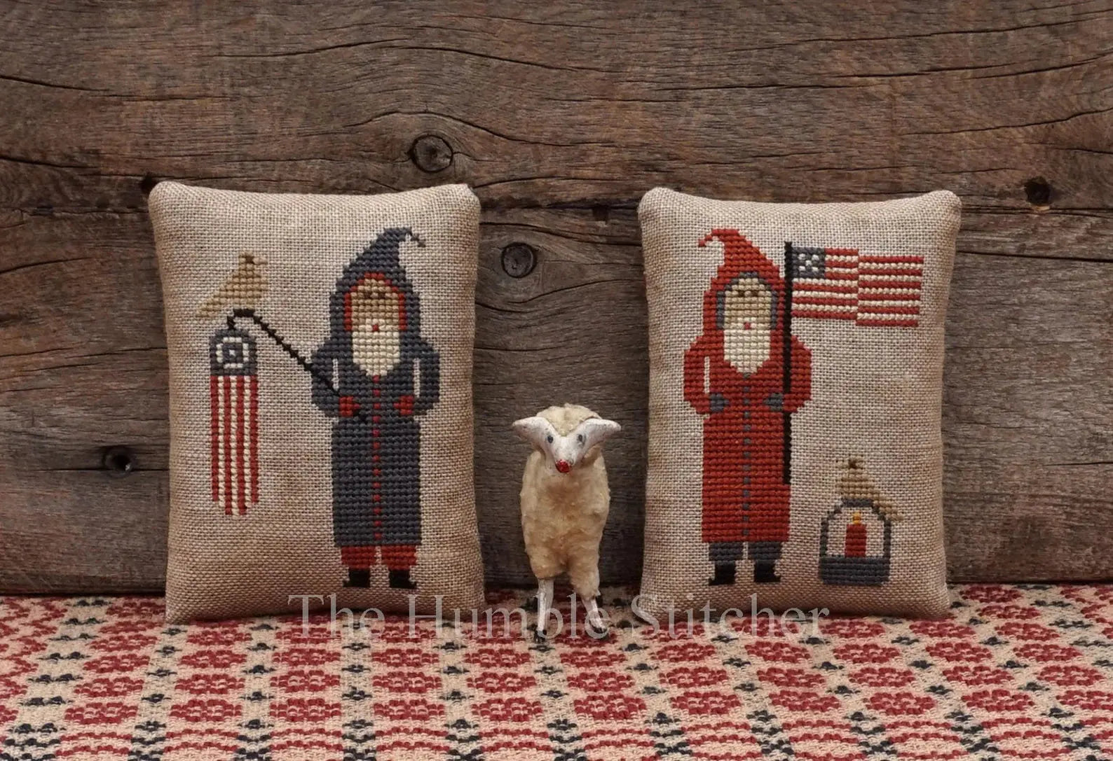 Americana Santas by The Humble Stitcher The Humble Stitcher