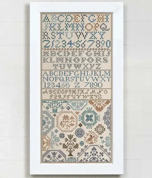 An Irish Quaker Sampler by Modern Folk Embroidery Modern Folk Embroidery