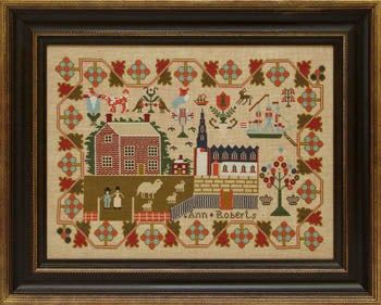 Ann Roberts 1842 by Hands Across the Sea Samplers Hands Across the Sea