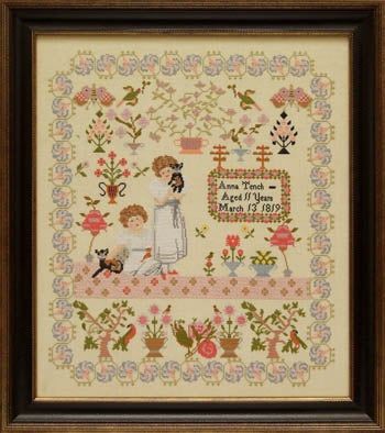 Anna Tench 1819 by Hands Across the Sea Samplers.