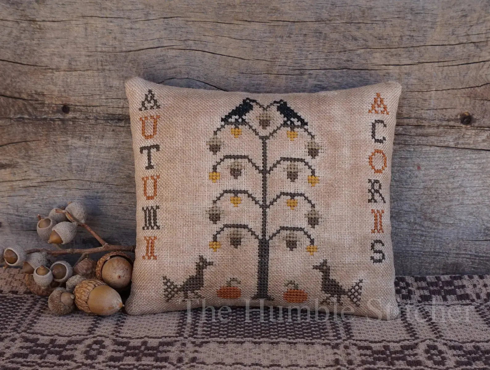 Autumn Acorns by The Humble Stitcher The Humble Stitcher