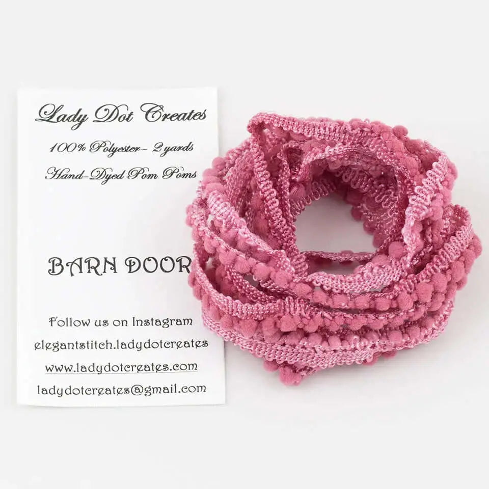 Barn Door Pom Pom Trim by Lady Dot Creates Lady Dot Creates