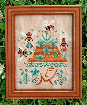 Bees in Her Bonnet by Carriage House Samplings Carriage House Samplings