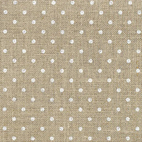 Belfast Linen Petit Point Dots Raw/White (32 ct) Yarn Tree