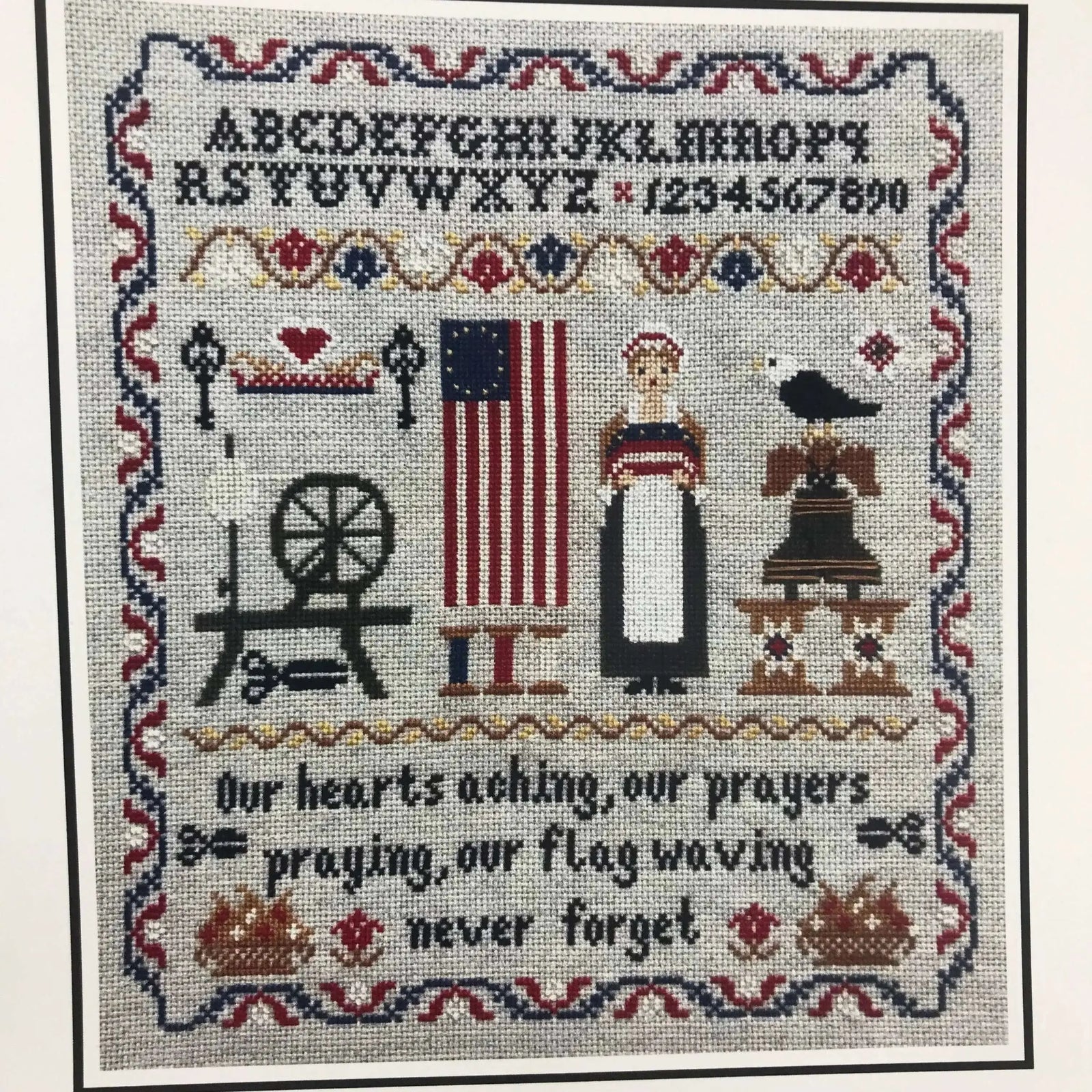 Betsy Ross Sampler by Twin Peak Primitives Twin Peak Primitives