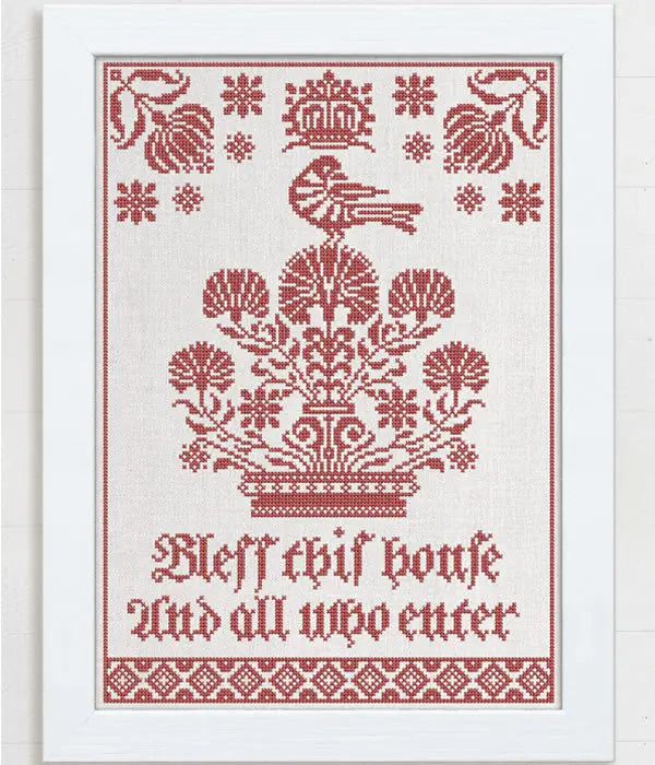 Bless This House by Modern Folk Embroidery Modern Folk Embroidery