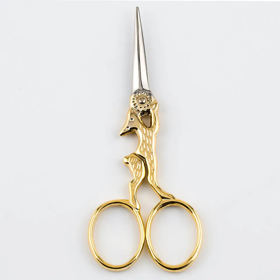 Bohin Gilded Rabbit Embroidery Scissors Yarn Tree