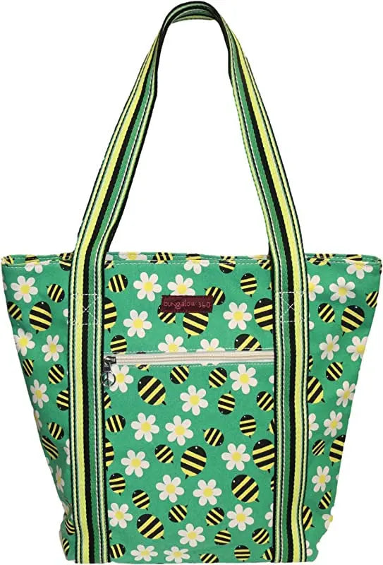 Bumblebee Striped Tote by Bungalow 360 Bungalow 360