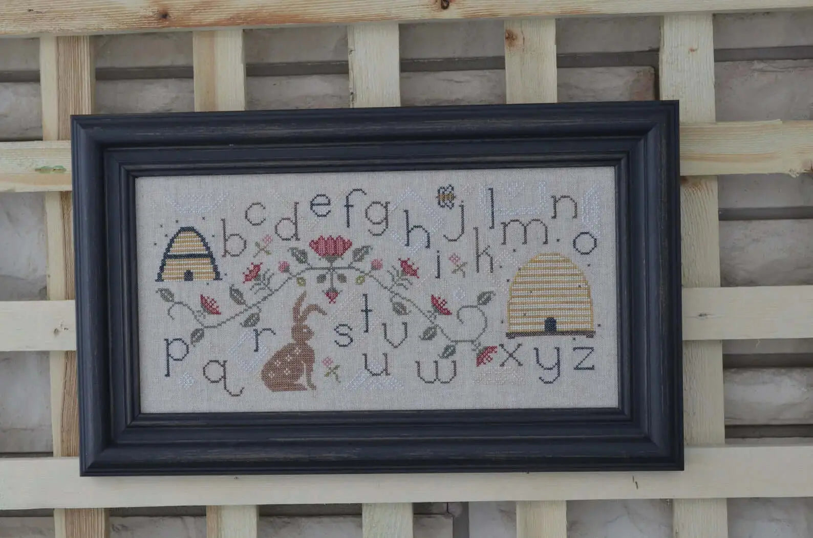 Bunny and Bee by Annie Beez Folk Art Annie Beez Folk Art