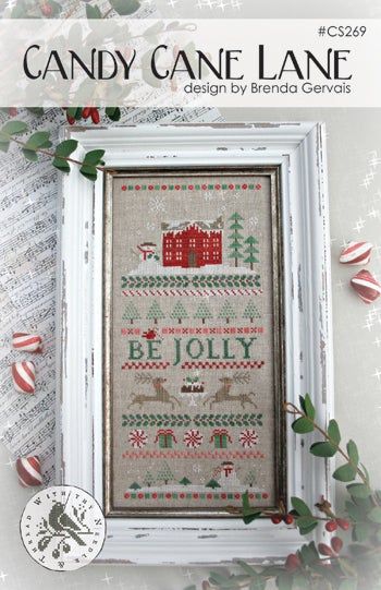 Candy Cane Lane by With Thy Needle & Thread With Thy Needle & Thread