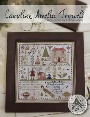 Carolina Amelia Trowell by With Thy Needle & Thread Stacy Nash Primitives