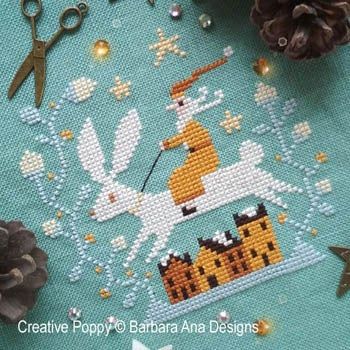 Christmas Hare by Barbara Ana Designs Barbara Ana Designs