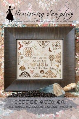 Coffee Quaker by Heartstring Samplery Heartstring Samplery