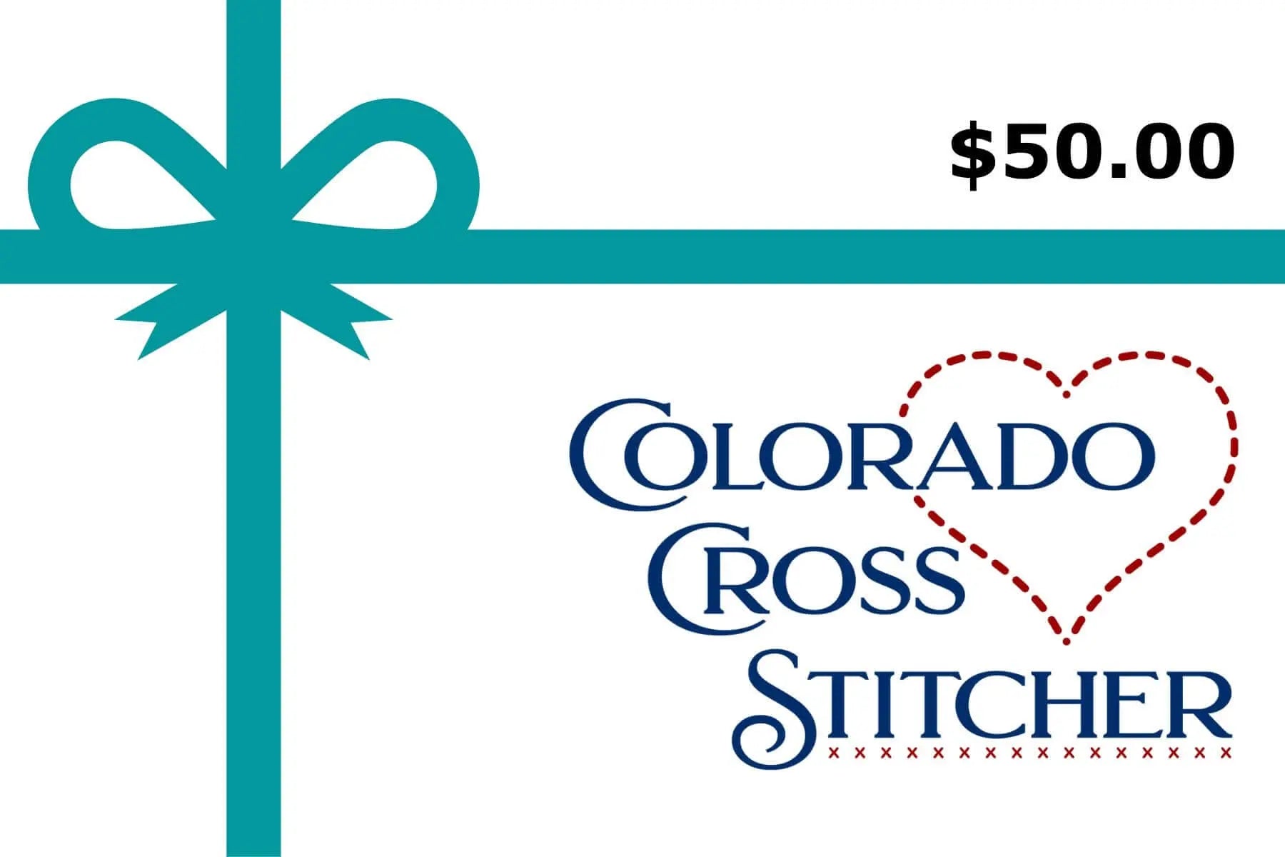 Colorado Cross Stitcher Gift Card Colorado Cross Stitcher