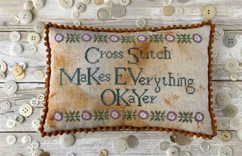 Cross Stitch Makes Everything Okayer by Lucy Beam Lucy Beam