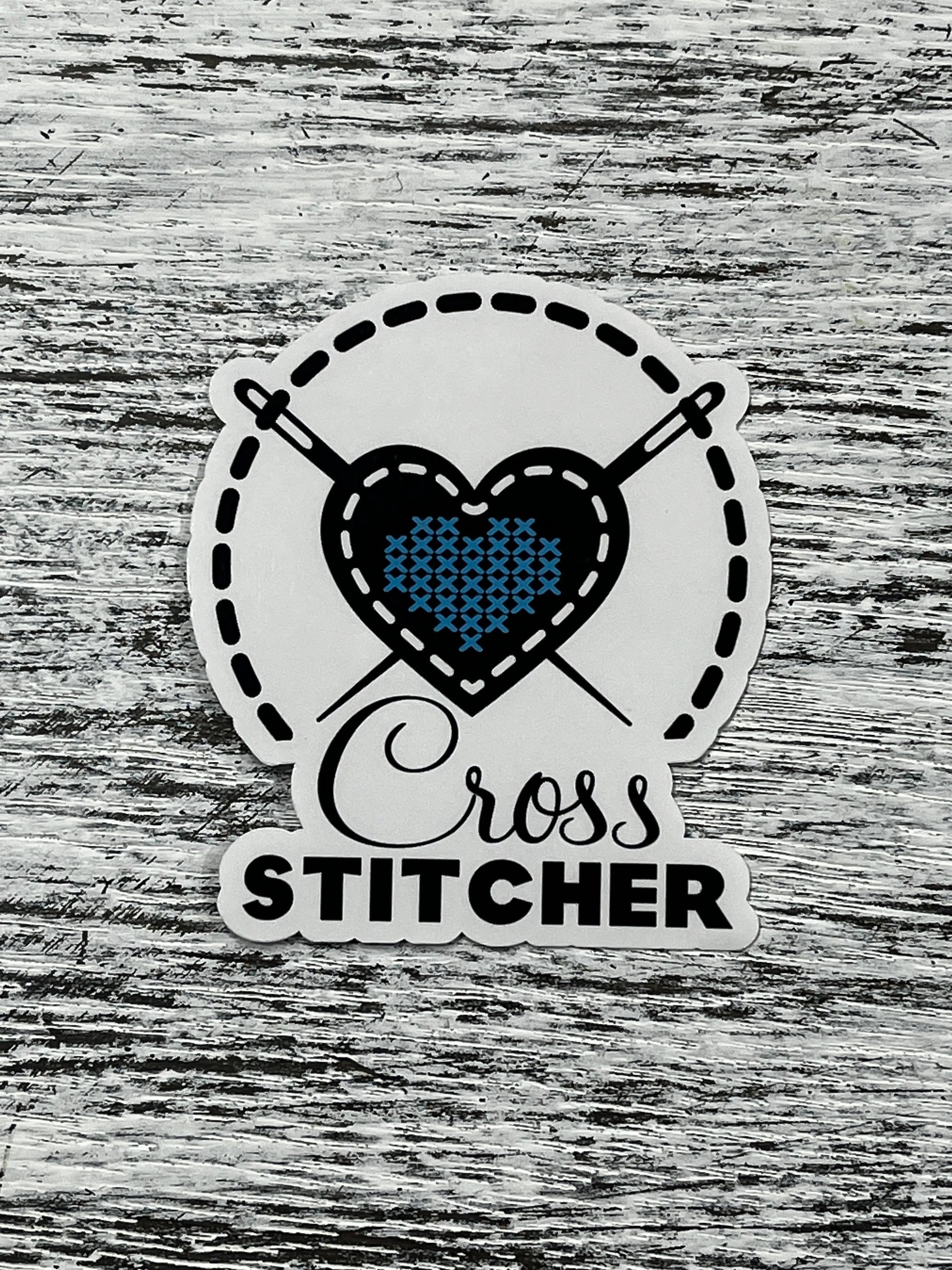 Cross Stitcher Sticker by Artsy Arthurs Artsy Arthurs