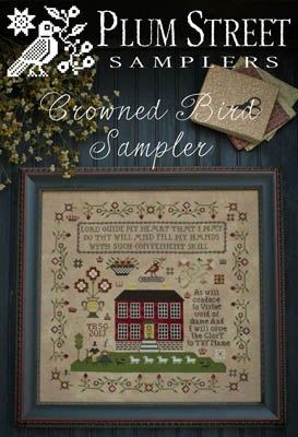 Crowned Bird Sampler by Plum Street Samplers Plum Street Samplers