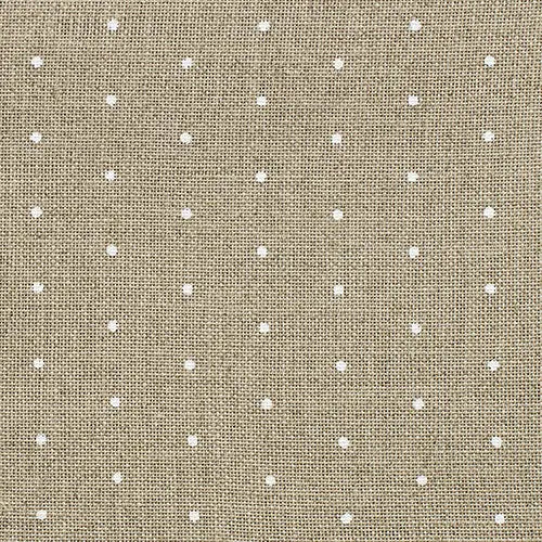 Edinburgh Linen Raw/White Mini Dots (36 ct) Yarn Tree