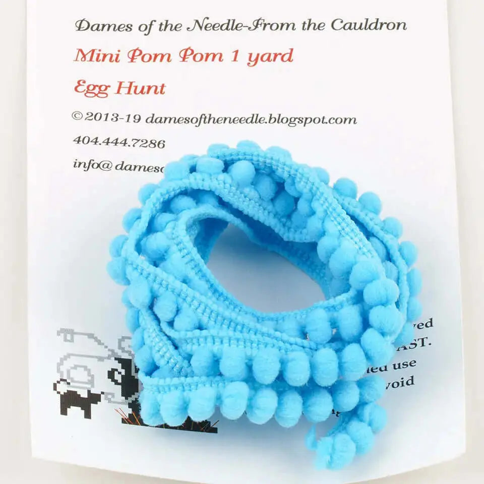 Egg Hunt Pom Pom Trim by Dames of the Needle Dames of the Needle