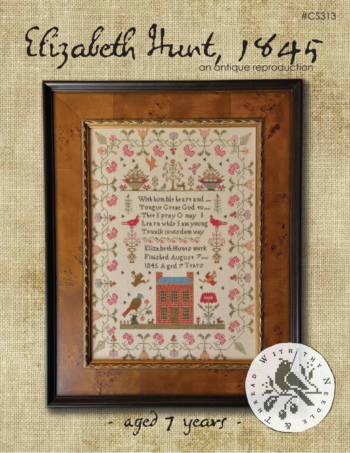 Elizabeth Hunt 1845 by With Thy Needle & Thread With Thy Needle & Thread