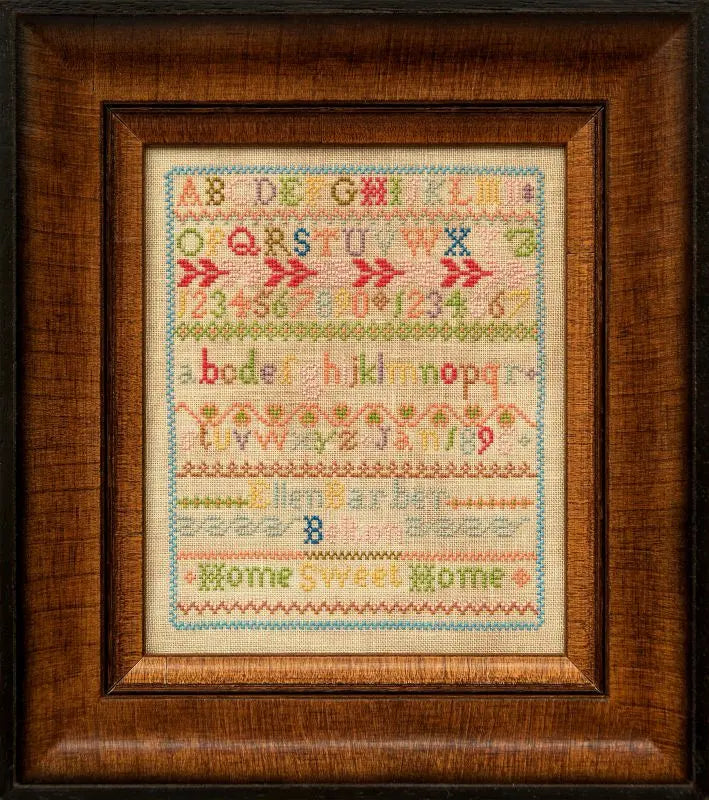 Ellen Barber 1895 by Hands Across the Sea Samplers Hands Across the Sea