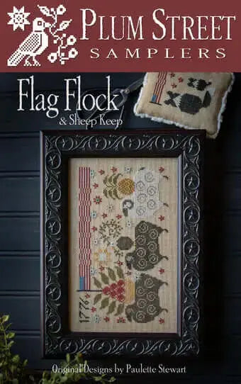 Flag Flock by Plum Street Samplers Plum Street Samplers