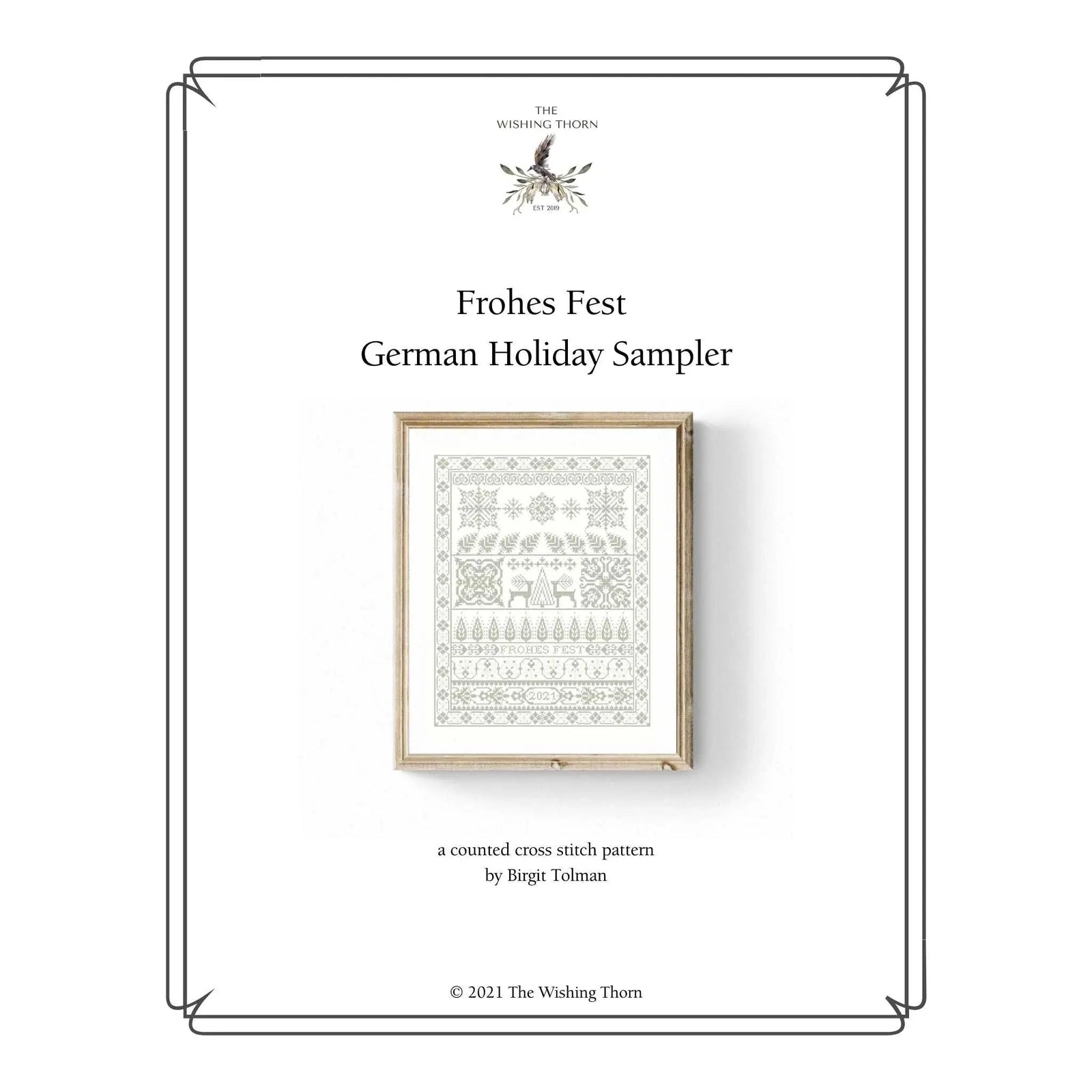 Frohes Fest German Holiday Sampler by The Wishing Thorn The Wishing Thorn