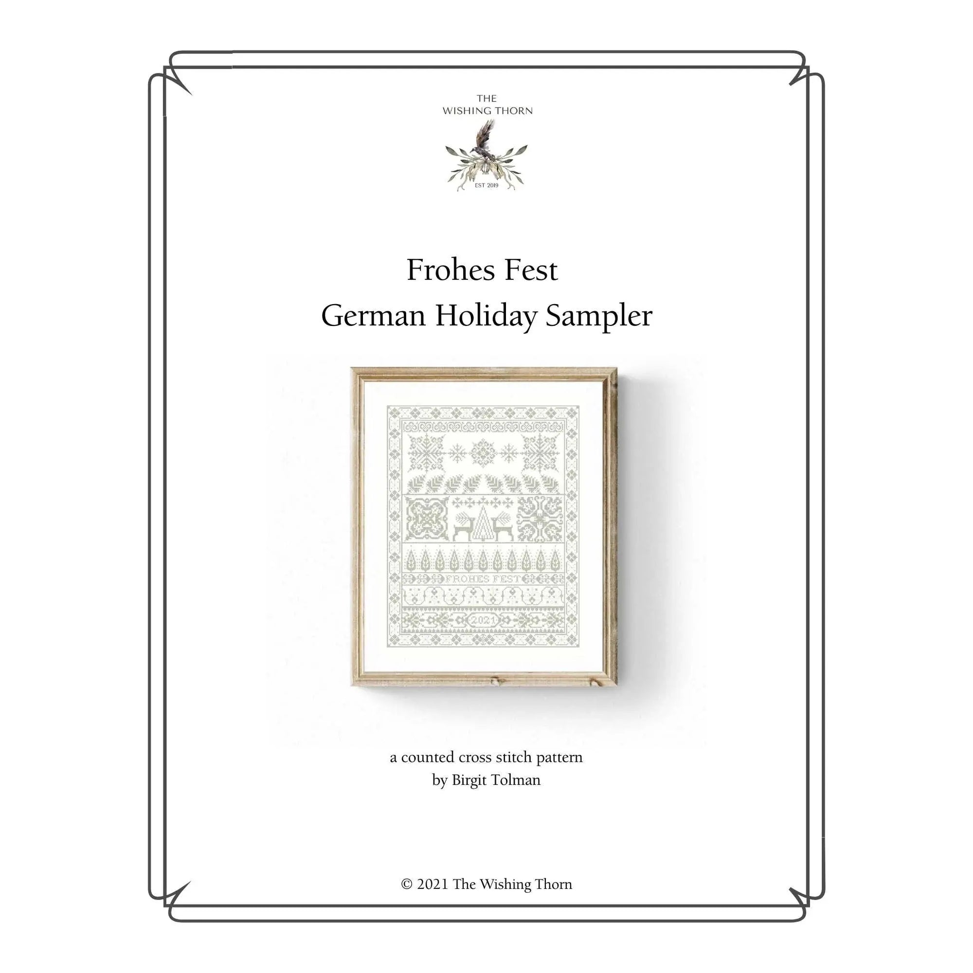 Frohes Fest German Holiday Sampler by The Wishing Thorn The Wishing Thorn