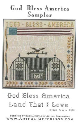 God Bless America Sampler by Artful Offerings Artful Offerings