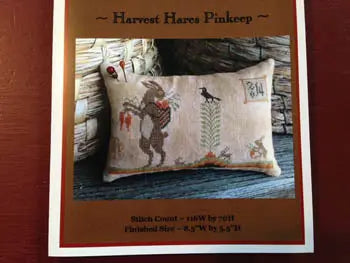 Harvest Hares Pinkeep by Scattered Seed Samplers Scattered Seed Samplers