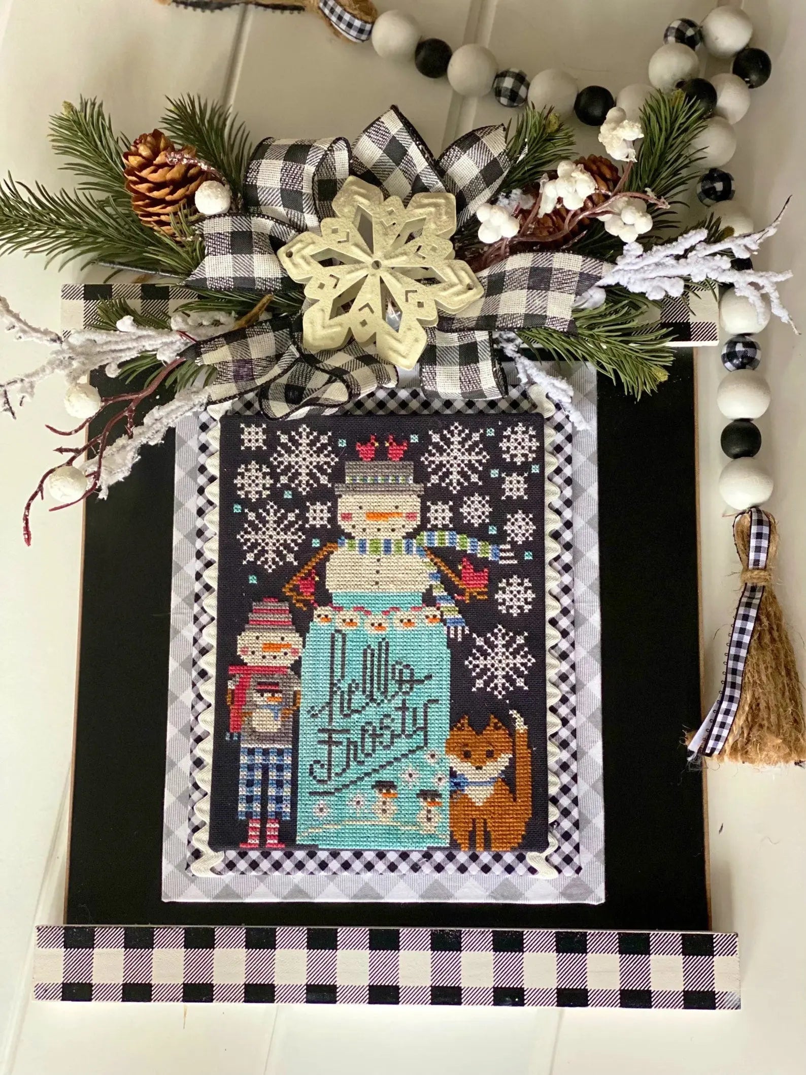 Hello Frosty by Stitching with the Housewives Stitching with the Housewives