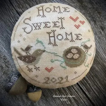 Home Sweet Home Pinkeep by Scattered Seed Samplers Scattered Seed Samplers