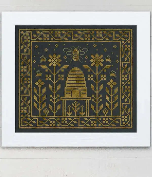 How Doth The Little Busy Bee by Modern Folk Embroidery Modern Folk Embroidery