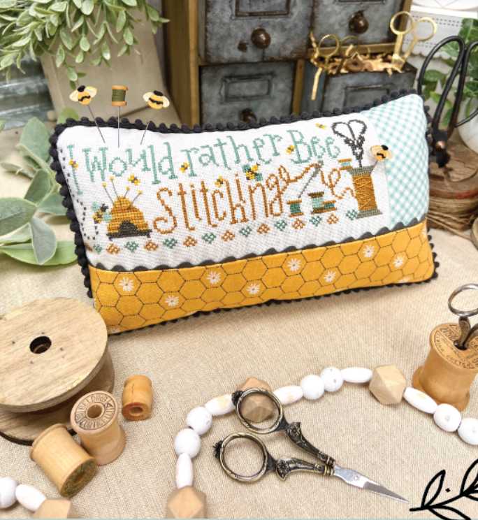 I Would Rather Bee Stitching by Primrose Cottage Primrose Cottage