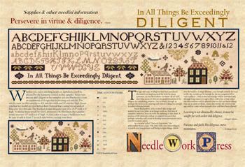 In All Things Be Exceedingly Diligent by NeedleWork Press Needlework Press