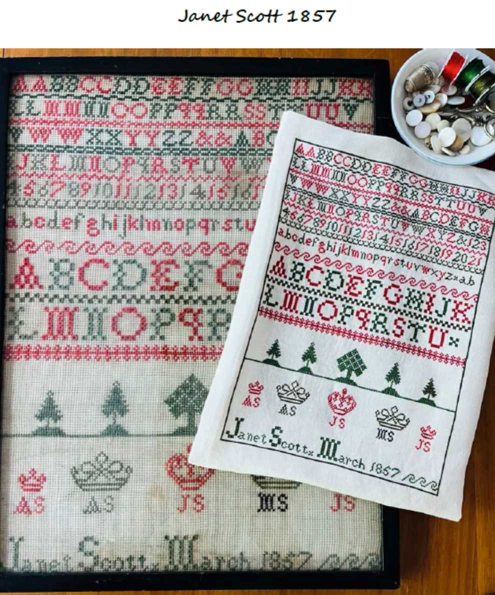 Janet Scott 1857 by Running With Needles & Scissors Running with Needles & Scissors