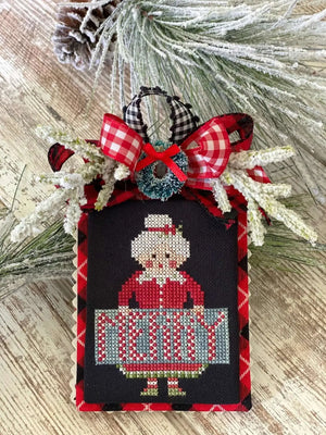 Jolly Claus & Merry Mrs. Claus by Stitching With the Housewives Stitching with the Housewives
