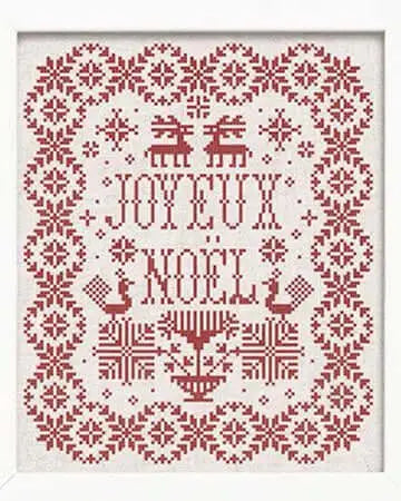 Joyeux Noel by Modern Folk Embroidery Modern Folk Embroidery