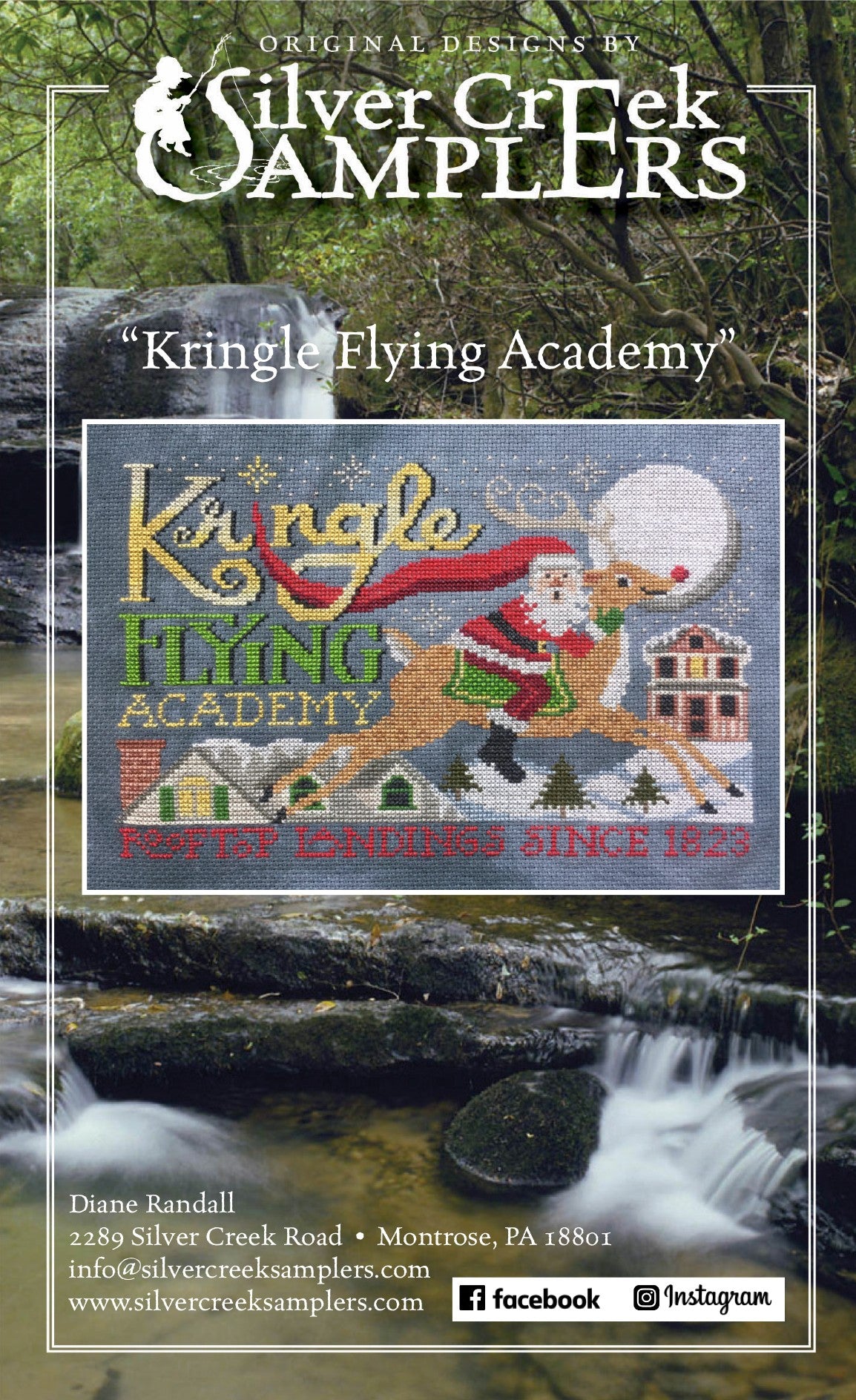 Kringle Flying Academy by Silver Creek Samplers Silver Creek Samplers