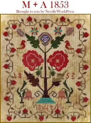 M + A 1853 by Needlework Press Needlework Press