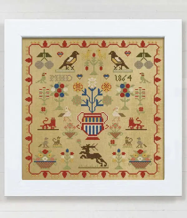 MHD 1864 A Zeeland Sampler by Modern Folk Embroidery Modern Folk Embroidery
