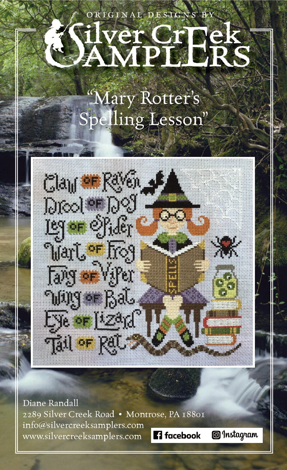 Marry Rotter's Spelling Lesson by Silver Creek Samplers Silver Creek Samplers