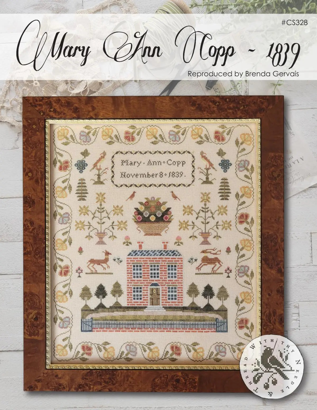 Mary Ann Copp 1839 by With Thy Needle & Thread (pre-order) With Thy Needle & Thread
