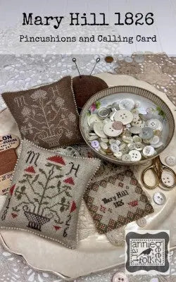 Mary Hill 1826 by Annie Beez Folk Art Annie Beez Folk Art