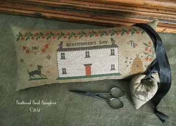 Midsummer's Day Tailor's Roll by Scattered Seed Samplers Scattered Seed Samplers