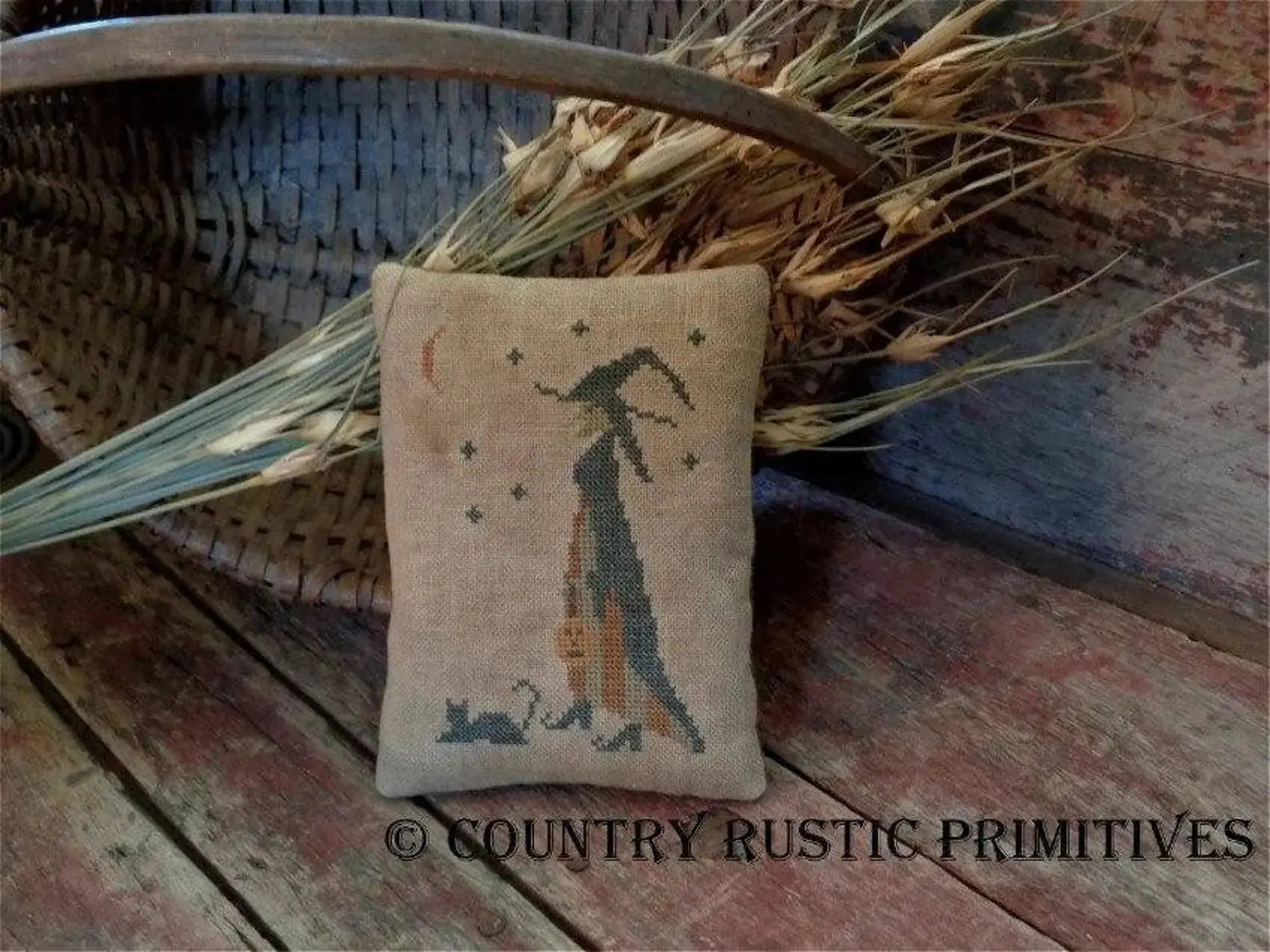 Miss Grimhild Pillow Tuck by Country Rustic Primitives Country Rustic Primitives